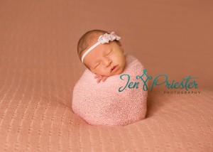 Newborn Posing Potato Sack Canton MI 300x214