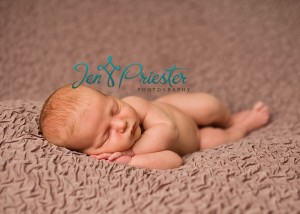 Newborn Sleeping On Side Rochester MI 300x214