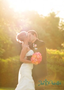 Sun Flare Wedding Bride Groom The Knot Michigan Photographer 214x300