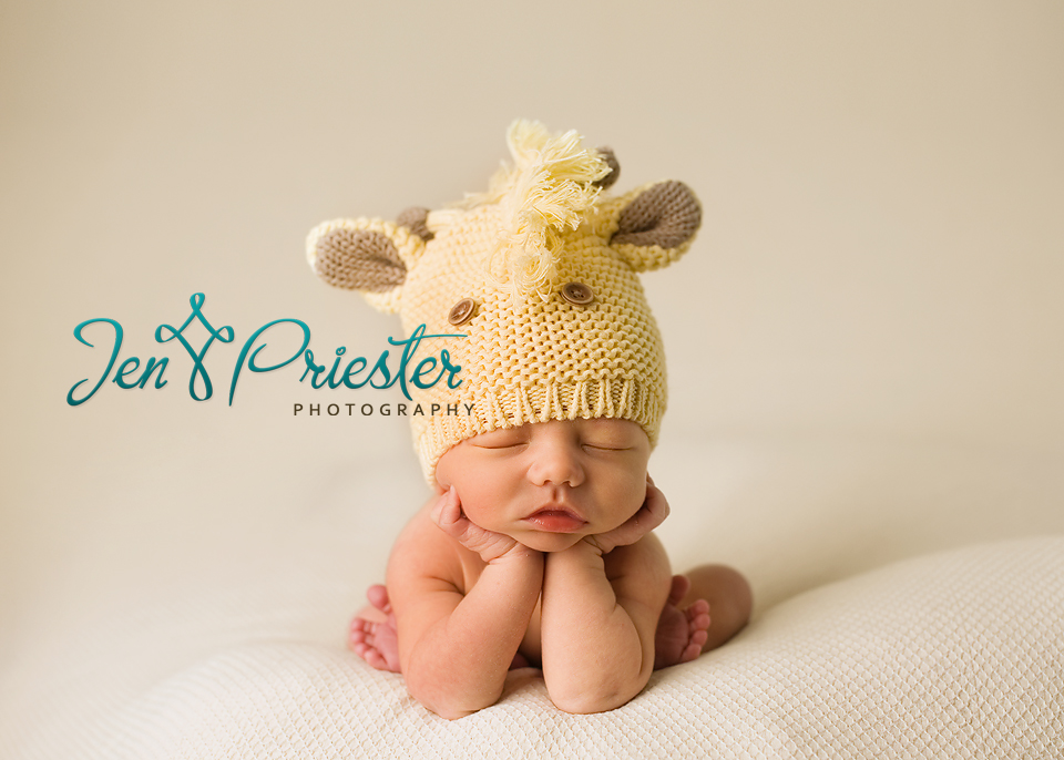 Giraffe Gap Knit Hats Grand Rapids Michigan Newborn Photographer