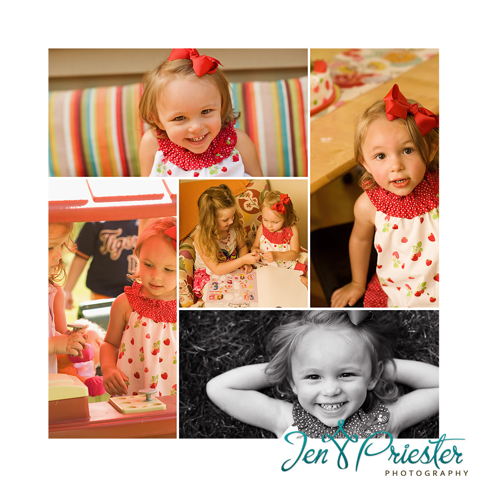 Birthday Cake Playing Children Family Fun Little Girl