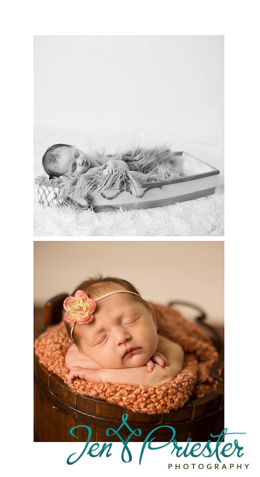 Boat Newborn Michigan Photographer Bucket Posing Shelby Oakland Macomb