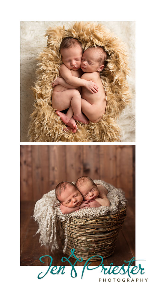 Ann Arbor Twin Photographer of newborns