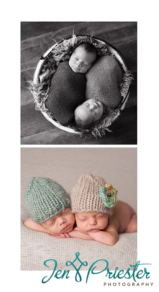ann arbor michigan twin newborn photographer