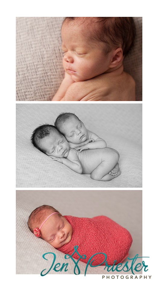 twin newborn photographer plymouth fraser MI