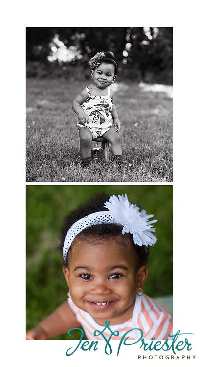 beautiful baby girl for her birthday pictures ann arbor MI