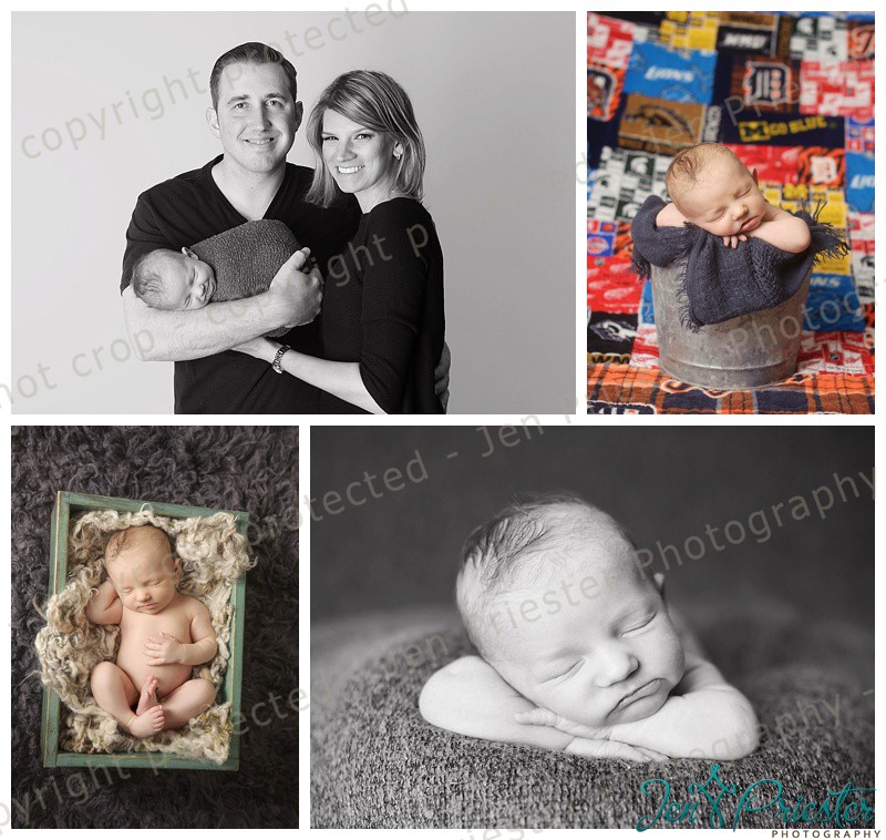 Royal Oak Michigan Newborn Photography