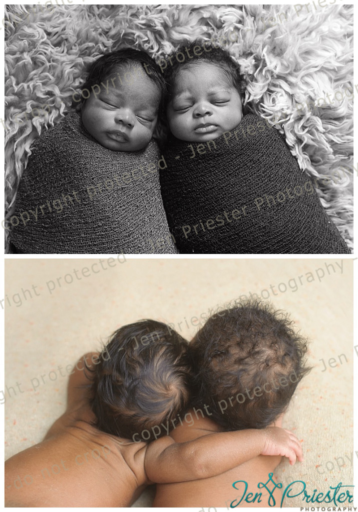 Metro Detroit Michigan Newborn Twin Photographer