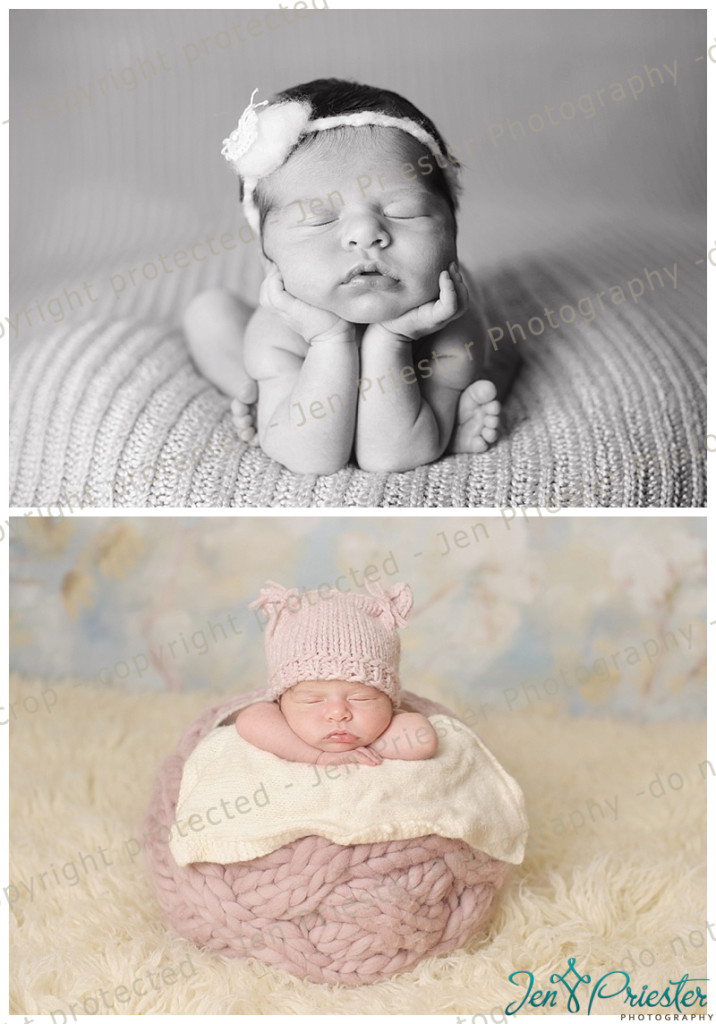 froggy pose sleeping newborn