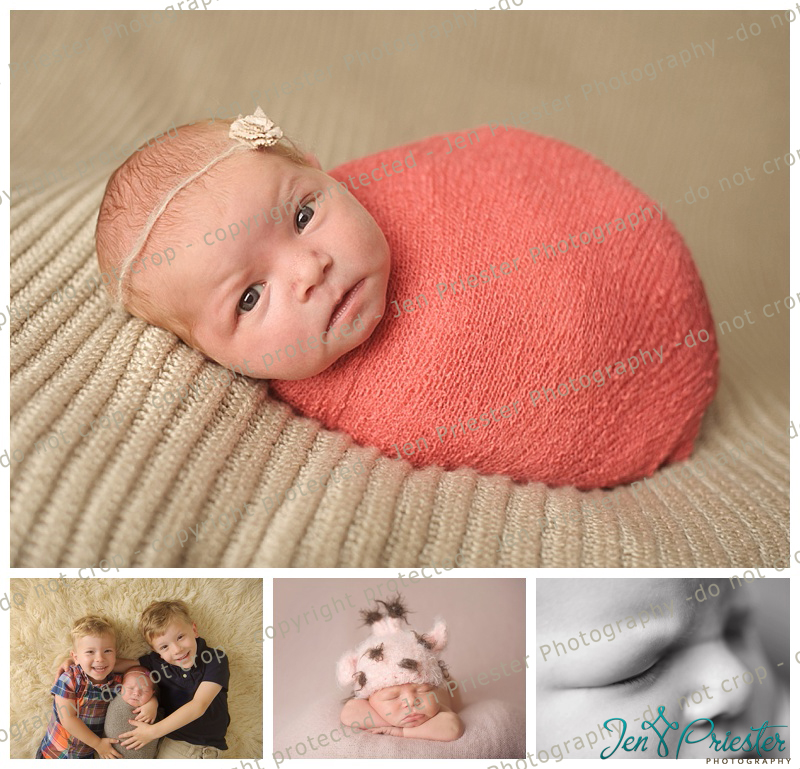 newborn girl posed newborn photography