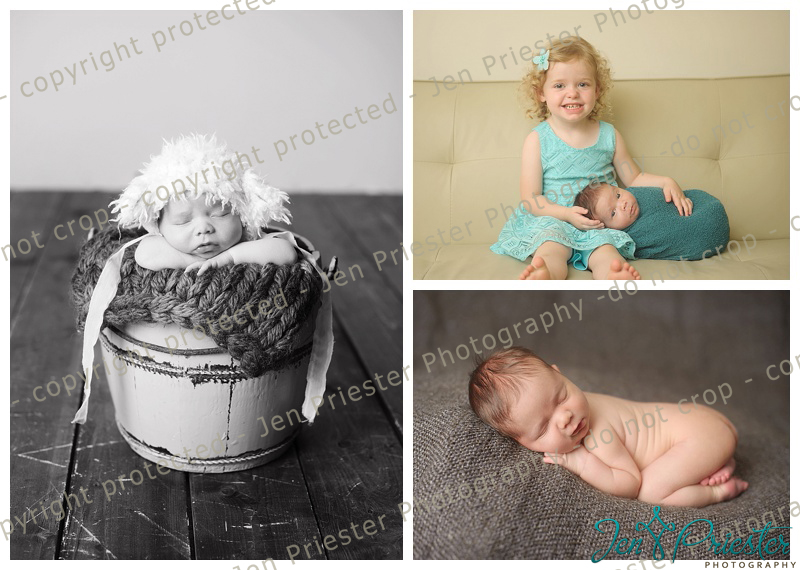 newborn and big sister Brighton photography