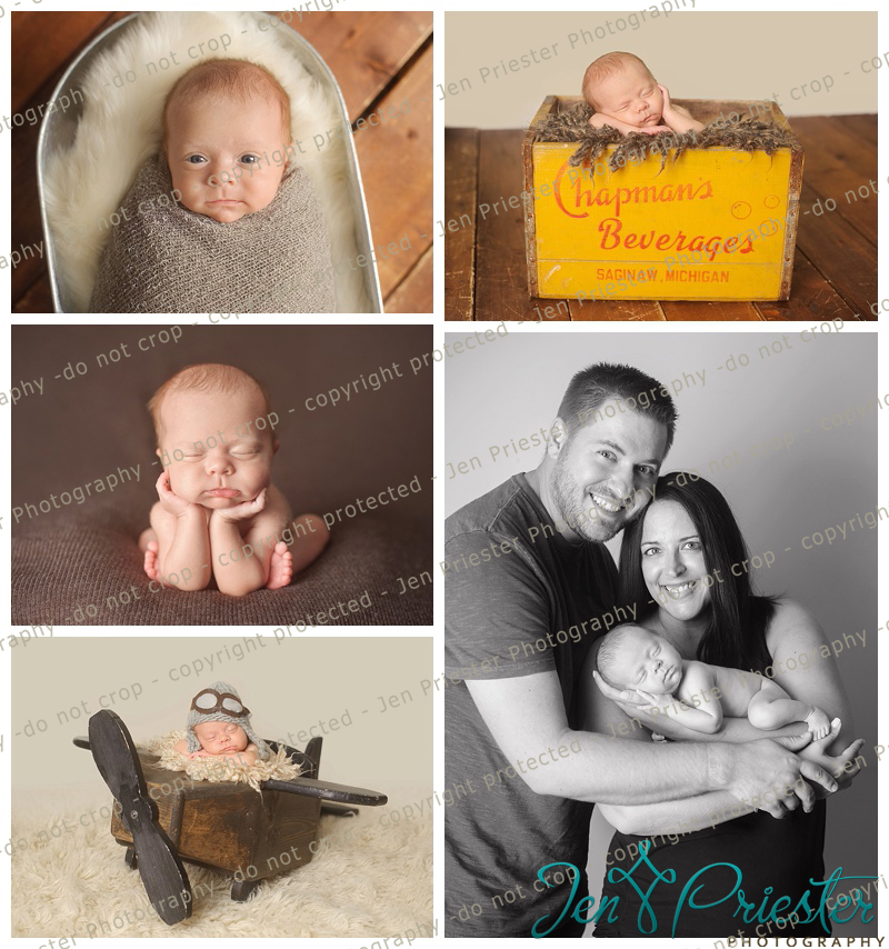 Commerce Township Michigan Newborn Photographer