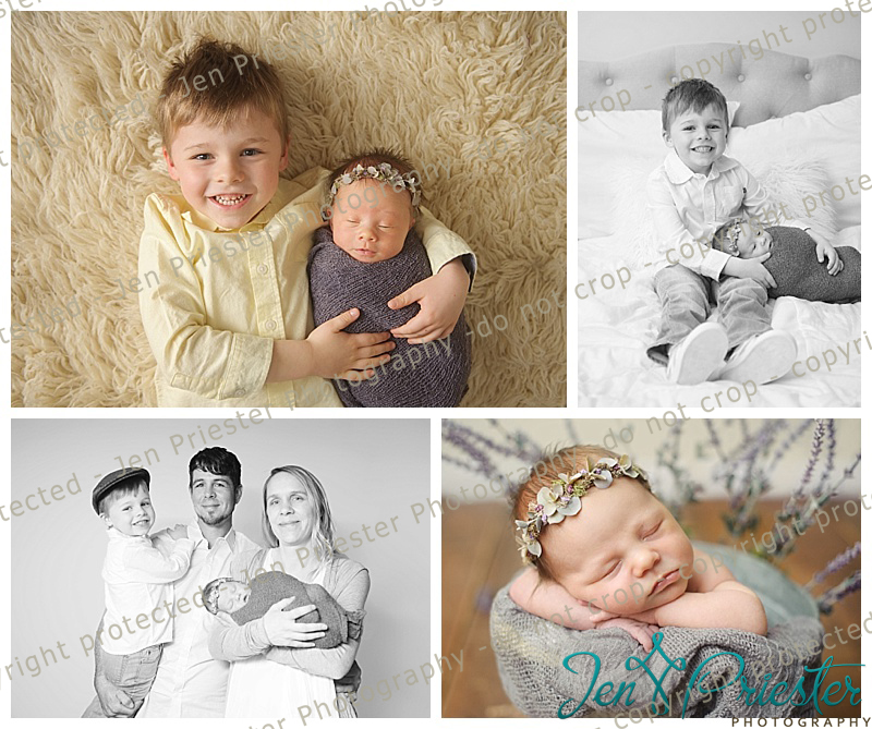 Creative Family and Newborn Photos Mi