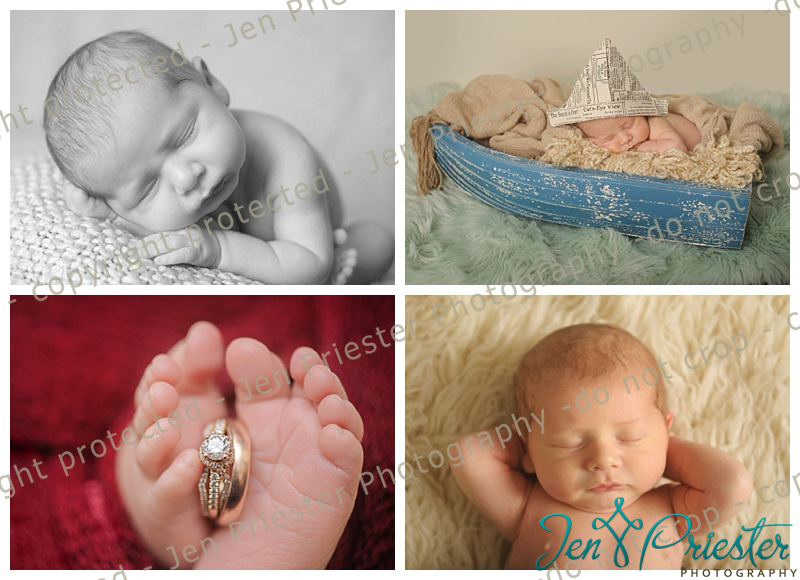 Birmingham Michigan Newborn Photoshoot Wedding Rings Boat Sleeping