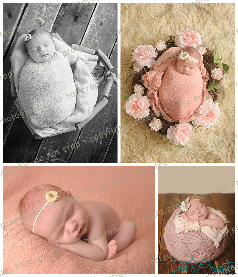 Detroit Michigan Newborn Photos Valentines Day Girl
