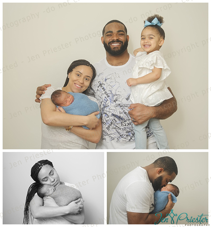 Warren Michigan Newborn Photography NFL Brandon Graham