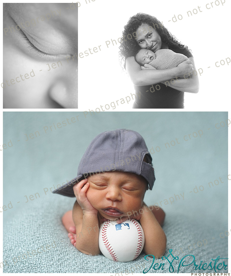 Newborn Photography Props Baby Boy Photo Shoot Crochet Baseball