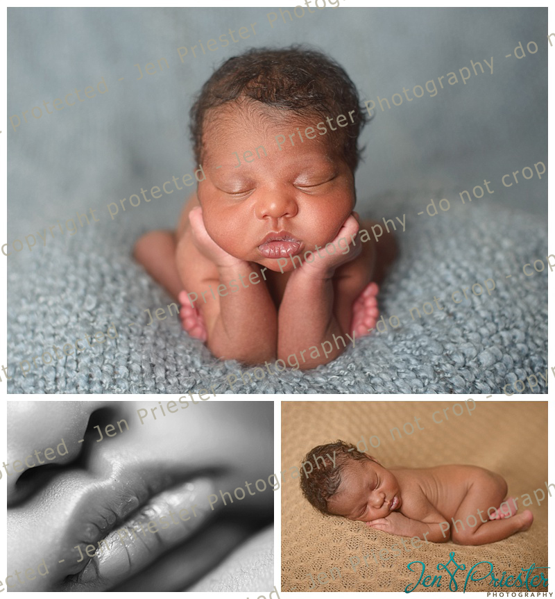 Royal Oak Newborn Photos Sleeping Cute Baby