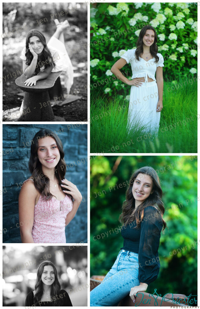 Girl getting senior photos taken in South Carolina