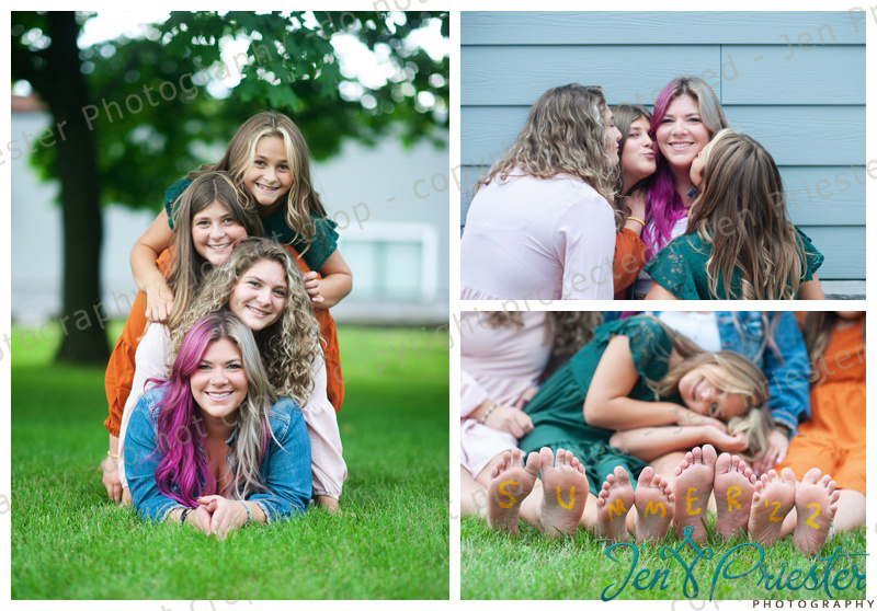 Family gets photos taken in South Carolina