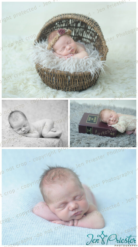 Newborn on lawyer book in Greenville SC