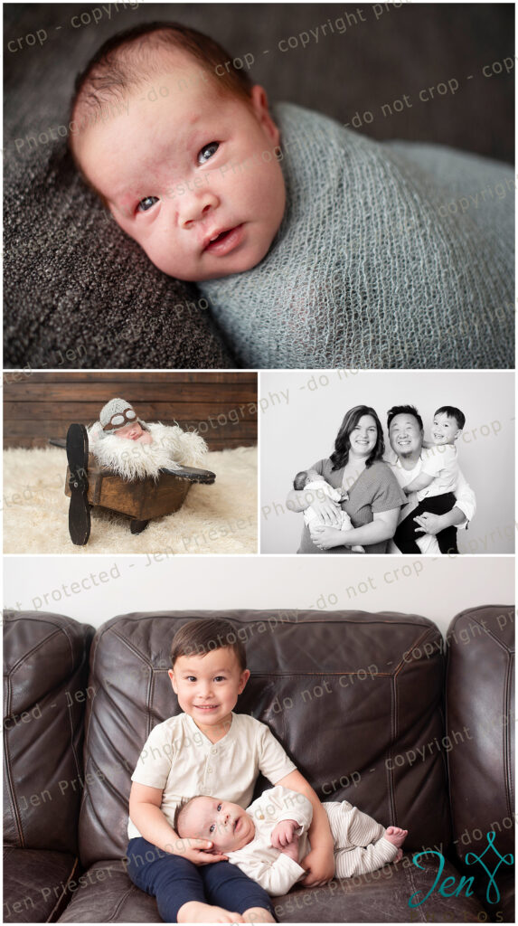 Greenville SC Newborn Photography sibling and family photos